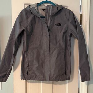 The North Face Women's Gray Hooded Shell Jacket
